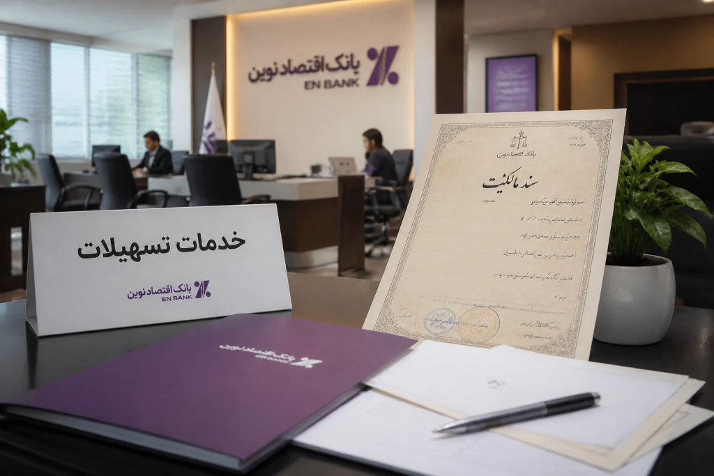 وام با سند از بانک اقتصاد نوین